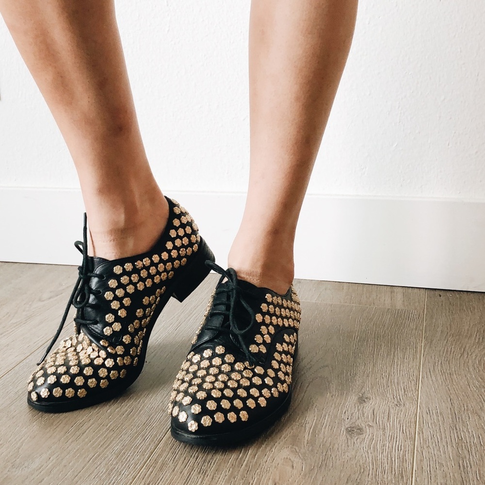 Jeffrey Campbell studded oxfords